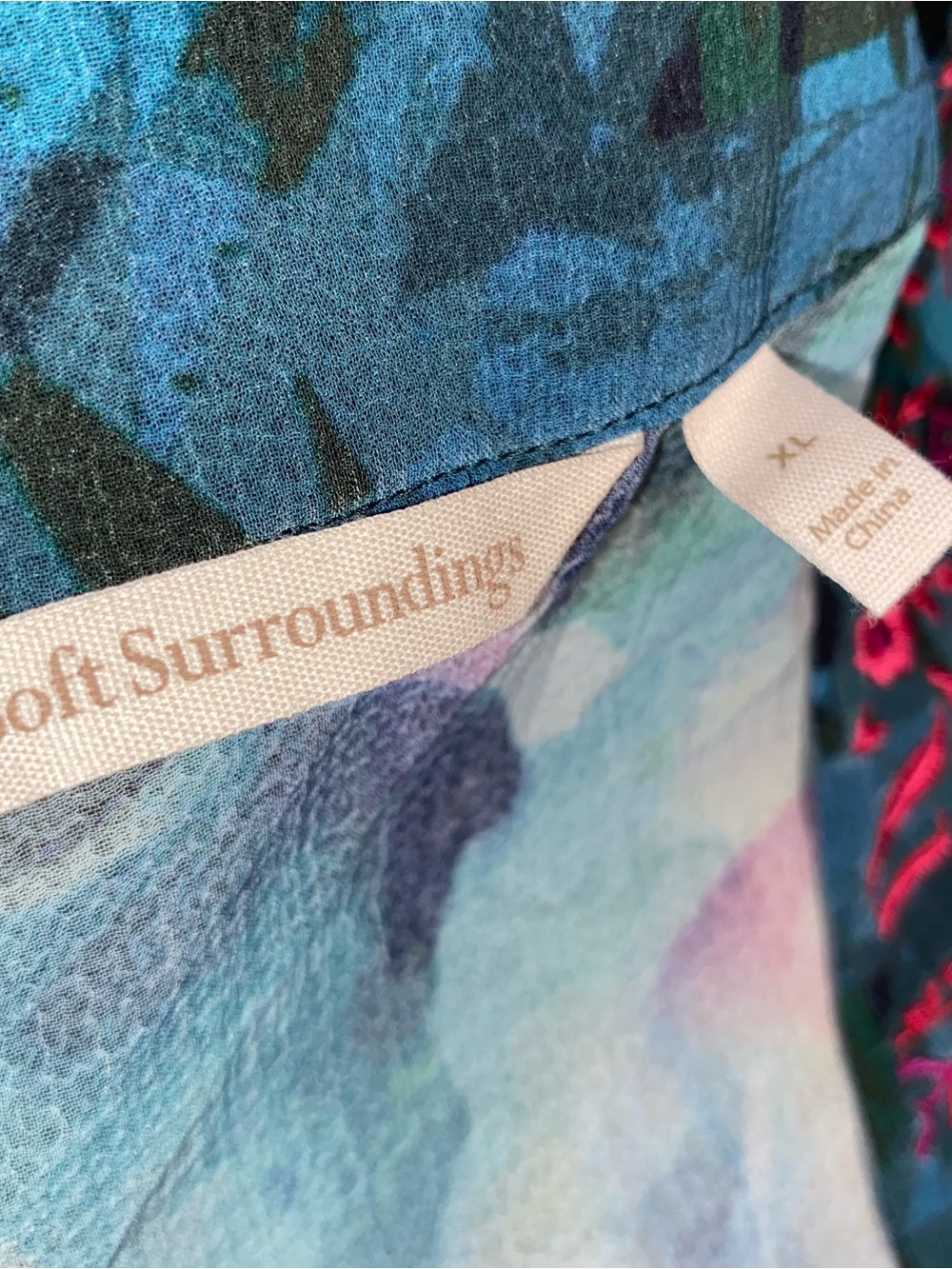 Soft Surroundings Embroidered Duster Cardigan XL Lagenlook Whimsigoth Boho Indie - Picture 5 of 13